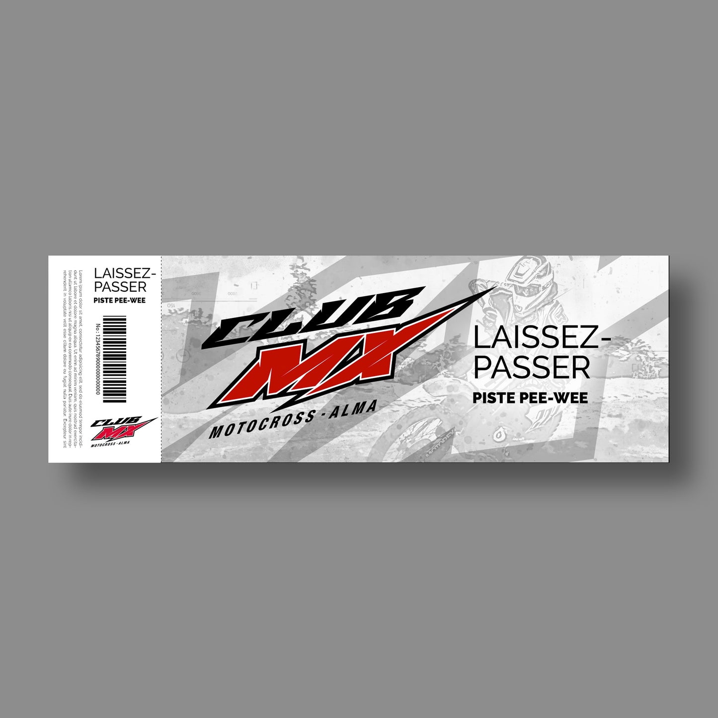Laissez-passez en tout temps - Piste Pee-Wee